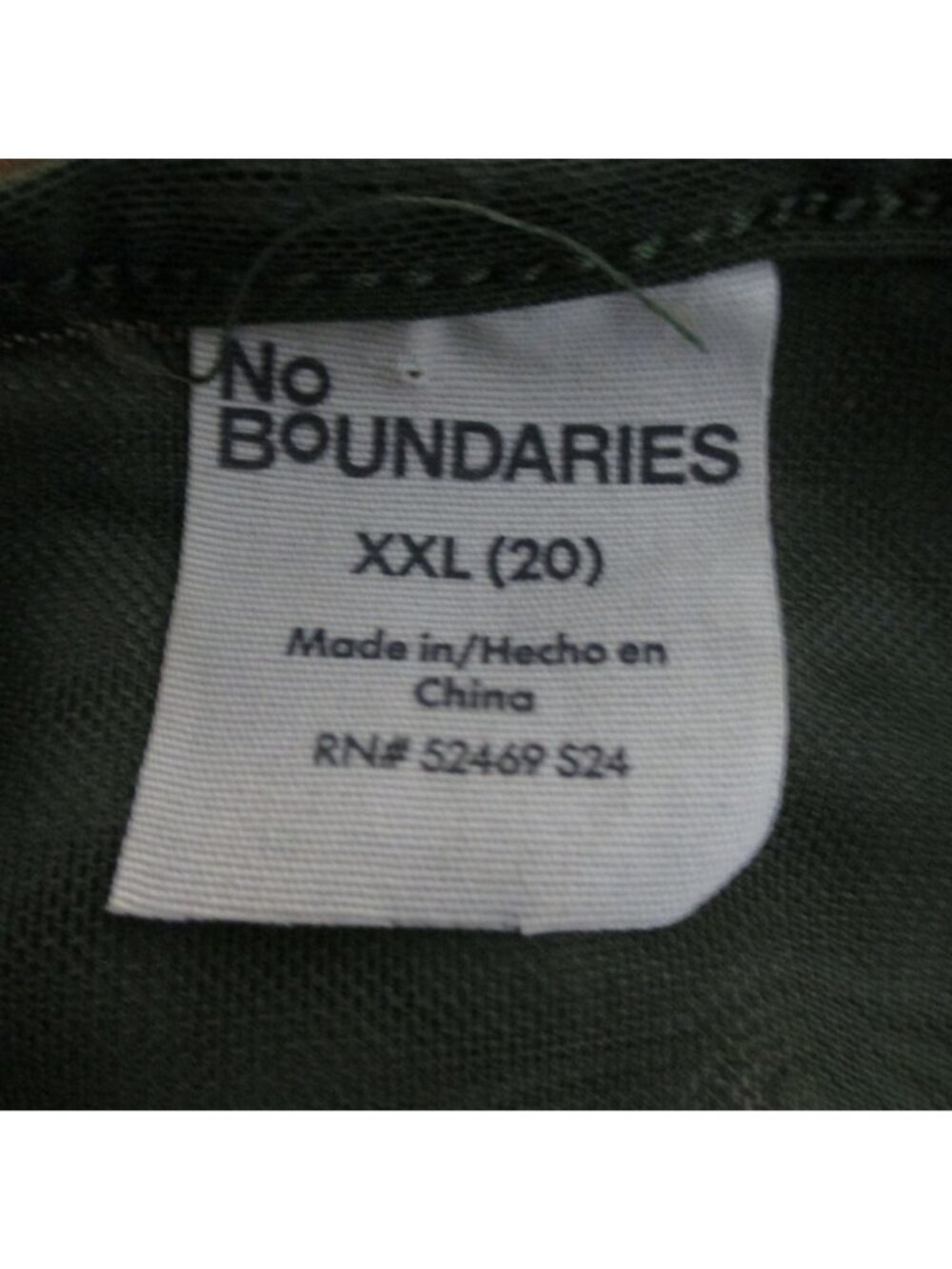 No Boundaries Floral Tank with green accent trim M Boho Feminine Summer Casual - Picture 4 of 5